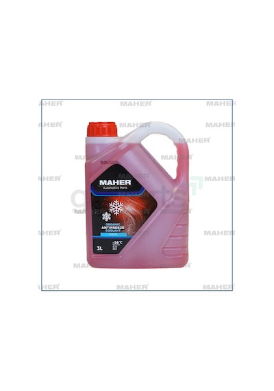 Antıfrız Kırmızı Seri Organık -56 C 3 Litre 6 Adet