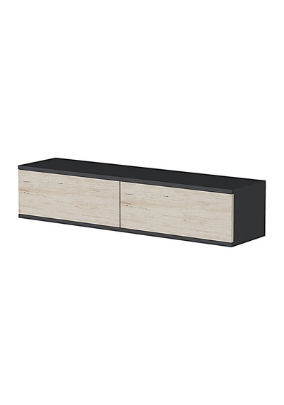 Da1299at Aplos Dresuar, Antre Hol Rafı Antrasit-traverten 120cm