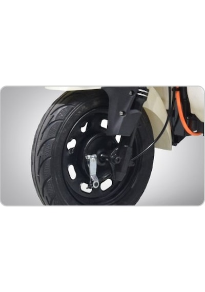 Skyjet Master Car Elektrikli Moped Beyaz
