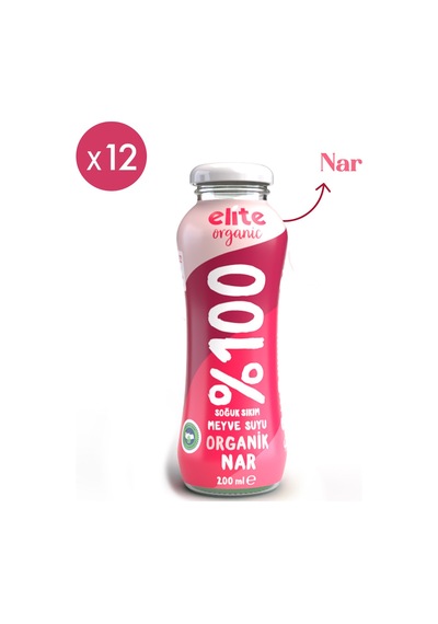12'li Organik Nar Suyu 200 Ml