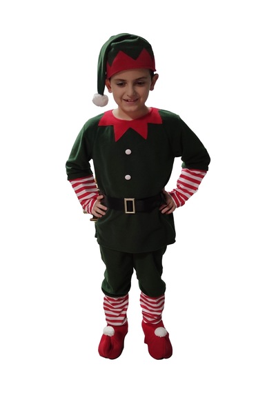 Noel Cini Erkek Çocuk Elf Kostümü