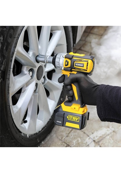 Kömürsüz Akülü Somun Sıkma 18v 1/2 250nm 2x4.0 Ah Akü Rtrmax X-lıon - Rtx2028