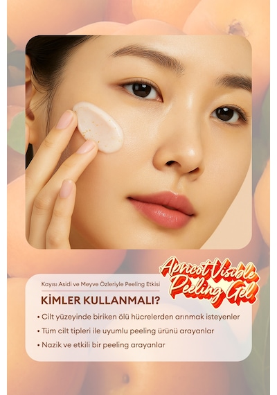 Kayısı Asidi Ve Meyve Özleri İçeren Peeling Jel A'pıeu Apricot Visible Peeling Gel