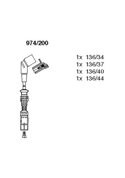 Bremi Ateşleme Kablosu Seti Bmw M43 E36 E46 E34 Bremı 974.200 12121709206