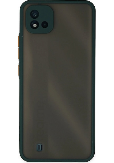 Newface Realme C11 2021 Kılıf Montreal Silikon Kapak Semeglbl - 28 - Yeşil