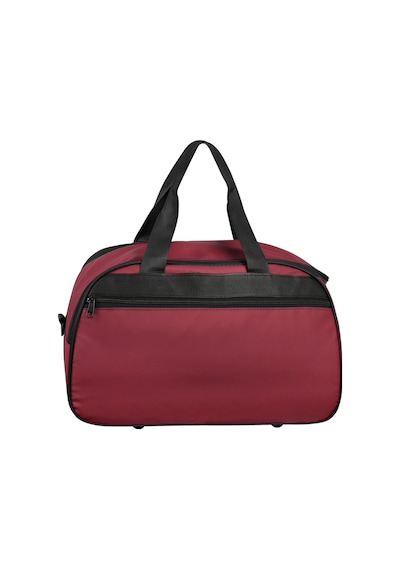 Galb Leather Ozel Kumas Tam Korumali Ve Astarli Seyahat Cantasi El Ve Omuz Askili El Valizi 45x30x21 Cm Bordo