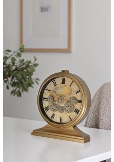 Premium Serisi Modern Kadranlı Döner Çarklı 32x28 Cm Ev Ve Ofis Masa Ve Duvar Saati Roma Rakamlı Harita Baskılı Gold 0240-beyaz-şekilli-48cm Premium Serisi Modern Kadranlı Döner Çarklı 32x28 Cm Ev Ve Ofis Masa Ve Duvar Saati Roma Rakamlı Harita Baskılı Gold 0240-beyaz-şekilli-48cm