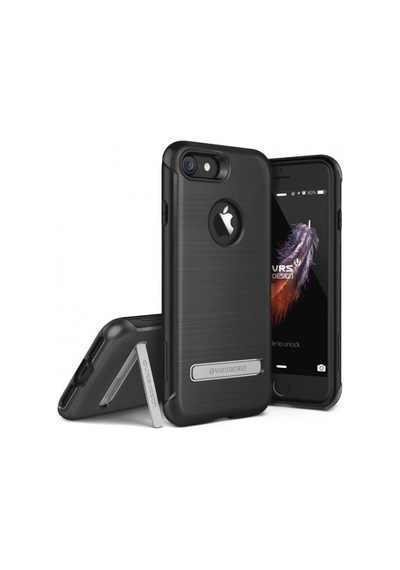 Vrs Design Apple Uyumlu iPhone 7 İle Duo Guard Kılıf Titanium Black Siyah