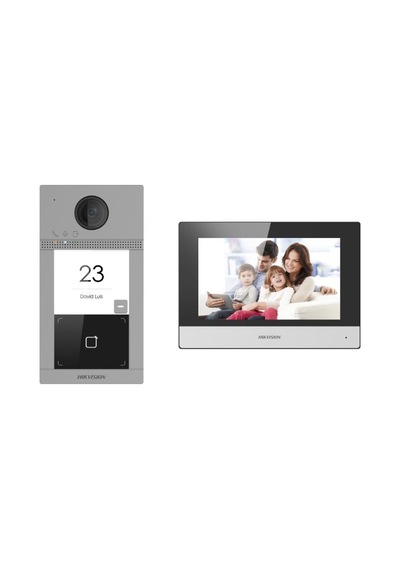 Hıkvısıon Ds-kıs604-s Ağ-tipi Vdo İntekom Seti Ds-kv8113-wme1 C 1, Ds-kh6320-wte1 1, 4-port Standard Poe Switch 1, 16 Gb Tf Card 1