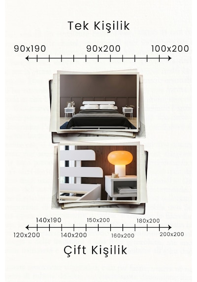 Renazzo Lotus Masif Ahşap Karyola Ve 2 Adet Komodin Beyaz 120x200 Beyaz - 120 X 200