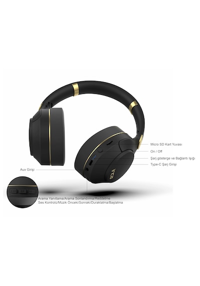 Inca IBK-503S Bluetooth 5.3 Oyuncu Kulaklığı