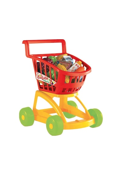 01369 , Market Arabası Dolu Pembe