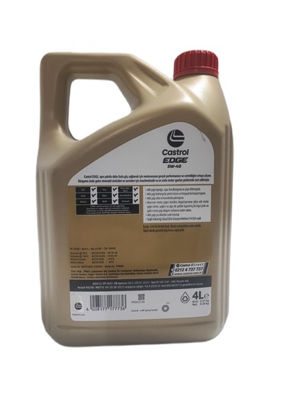Castrol Edge Titanıum FST Benzin+dizel 5W-40 Motor Yağı