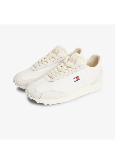 Tommy Hilfiger Retro Runner Archive Kadın Krem Spor Ayakkabı En0en03097