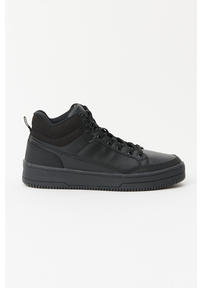 Ac&co / Altınyıldız Classics Erkek Siyah Kışlık Rahat Taban Spor Sneaker Siyah