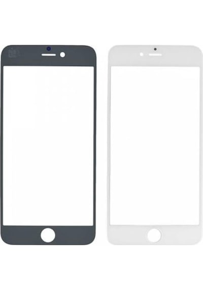 Gmr Apple Uyumlu iPhone 6s Plus Ocalı Lens Ön Cam Beyaz