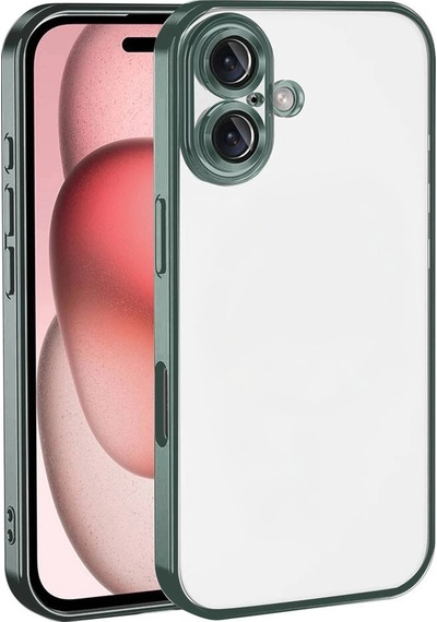 Durukar Apple, Uyumlu iPhone 17 Lensli Silikon - Yeşil