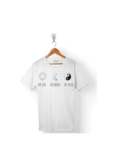 The Sun The Moon The Truth Ay Güneş Mevsim Erkek Tişört 001