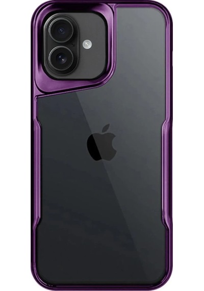 Flzdgnkr Newface Apple, Uyumlu iPhone 16 Kılıf Boyi Silikon Kapak - Derin Mor