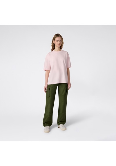 Champion Ss Regular Fit Kadın Pembe T-shirt 117865 2800236