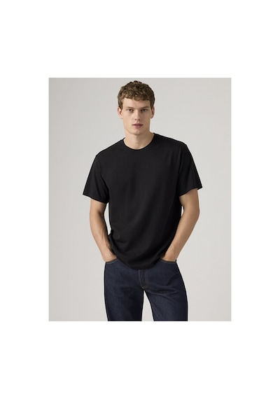 Levi's Essential Erkek Relaxed Siyah Bisiklet Yaka Tişört 008br-0000-16334