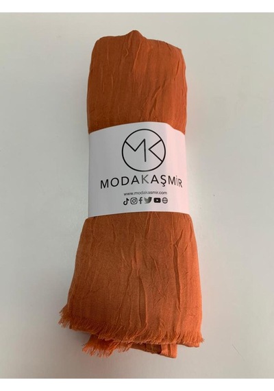 Aminenesil Modakaşmir Bambu Şal Soft Turuncu