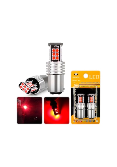 15 Led 1016 Çift Duy Kırmızı