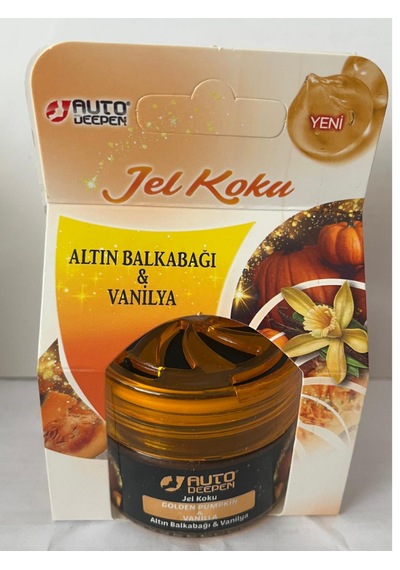 Altın Balkabağı & Vanilya Oto Jel Koku Oda Kokusu Araba Kokusu