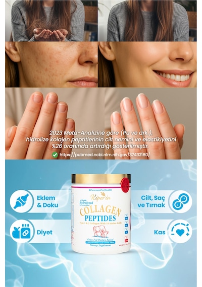 Kiperin Collagen Peptides 50 Günlük 500 G