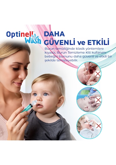 10 'lu Şırıngalı Burun Aspiratörü Bebek Burun Temizleme Aparatı 1 Şırınga 10 Ml Enjektörü