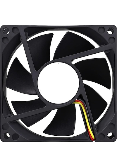 9cm 3Pin Kasa Fanı 9 CM 12 Volt 3 Pinli Fan 9 Cm Fan 90 x 90 x 25 MM