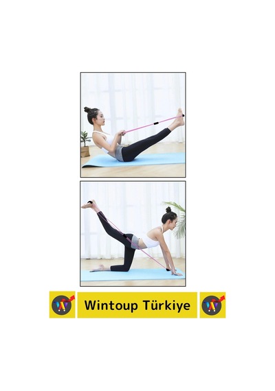 Premium Fitness Aerobik Pilates Jimnastik Egzersiz Spor Kas Açma-germe Güçlenme Body Direnç Lastiği Çok Renkli