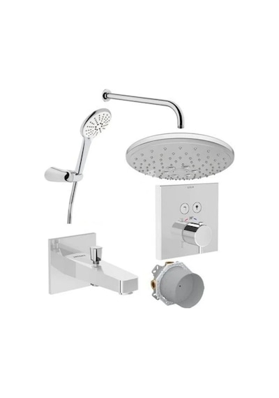 Artema Aquacontrol Ankastre Termostatik Duş Seti Krom A49294