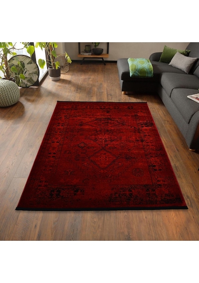 Afgan Türkmen Otantik Desenli Dokuma Salon Ve Oturma Odası Halısı 4897hzs76
