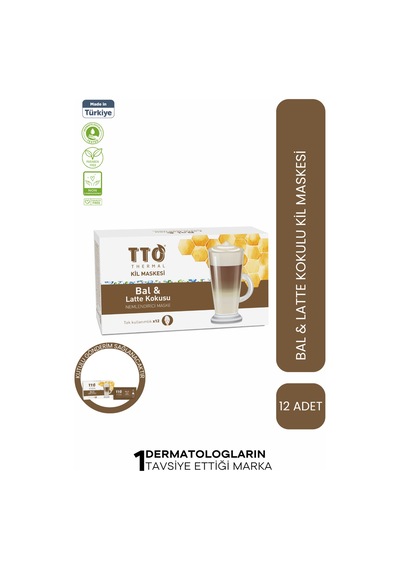 Tto Thermal Kil Maskesi Bal ve Latte Kokusu Nemlendirici Maske 12 Adet