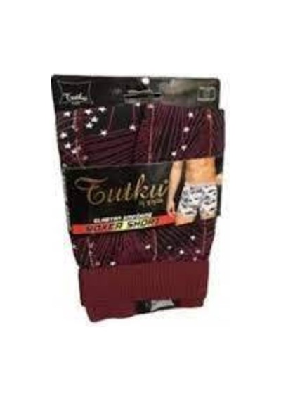 Tutku Erkek Lycralı Desenli Boxer 3 Lü Paket 119 001