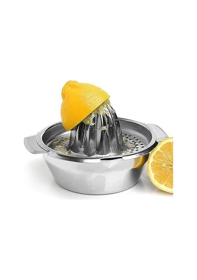 Paslanmaz Çelik Limon Sıkacağı Manuel Narenciye Sıkacağı Portakal Narenciye Presi Süzgeçli Meyve Sıkacağı Çelik El Tipi Limonluk Çok Renkli