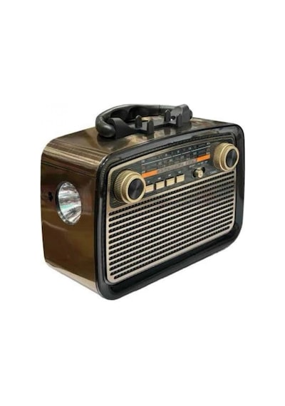 Eskitme Nostalji Tasarımlı Bluetoothlu Nostalji Radyo Ahşap Nostaljik Görünümlü 48549768