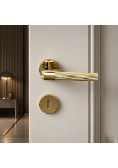 System Axel-l Kapı Kolu Gold/altın Renk Ha212ro12 Gl