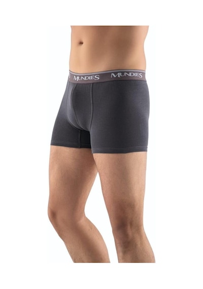 2 Adet Füme Renk Likralı Boxer Füme