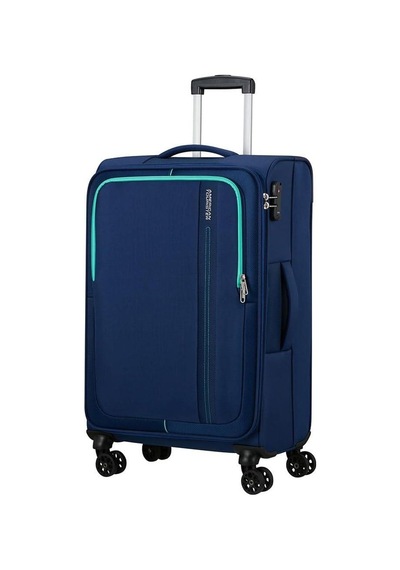 American Tourister Sea Seeker-spınner 68/25 Tsa Combat Navy Valiz,68 Cm Outlet