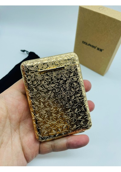 İşlemeli Metal Tabaka Retro Tasarım 18lı Kılıflı Kutusunda