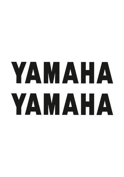 Yamaha Uyumlu 19x4 Cm Sticker Çok Renkli