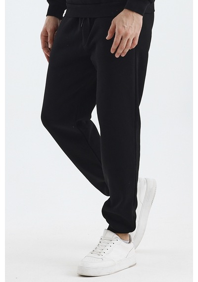 Monox Erkek Jogger 3 İplik Alt Eşofman Siyah