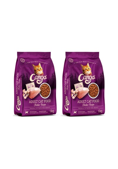 Cango Tavuklu Yetişkin Kedi Maması 2 x 1 KG