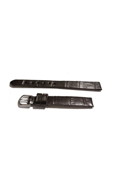 Fado&her Saate Uyumlu Hakiki Bayan Deri Saat Kordonu Koyu Kahve 10 Mm 418 Koyu Kahverengi