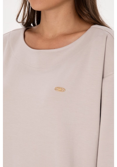 U.S. Polo Assn. Kadın Taş Bisiklet Yaka Sweatshirt 50314210-VR049