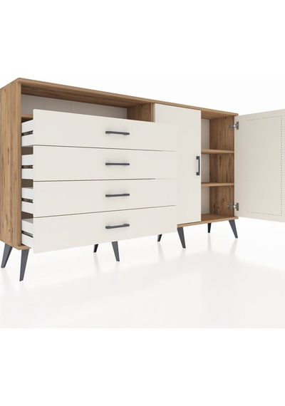Arges Konsol 3 Raflı 4 Çekmeceli 2 Kapaklı 176x30x99 Çam-aytaşı Aytası/aytası - Atlas Çam Arges Konsol 3 Raflı 4 Çekmeceli 2 Kapaklı 176x30x99 Çam-aytaşı Aytası/aytası - Atlas Çam
