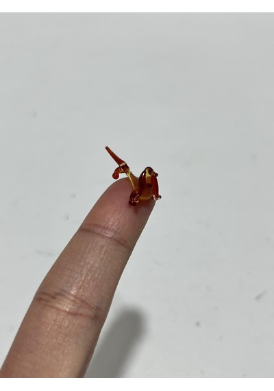 El Yapımı Mini Murano Cam Köpek Biblo A153-01