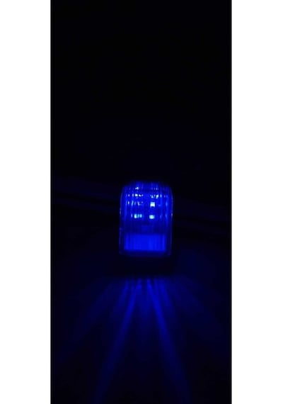 Ahmet Otomotiv 403 Tipi Tepe Lambası Side Marker Ledli Mavi Renk 12-24v